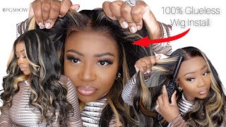 Easy Glueless Wig Install!! It'S The Blonde For Me | Rpgshow Wig