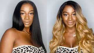 Samsbeauty Review : 2 The Stylist  Lace Front Wigs-Straight Affair #1 And Vivien #Ot2467A