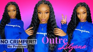 Get Crimps Without A Crimper? Outre Melted Hairline Lilyana| Collab Feat @Brianna Rashay