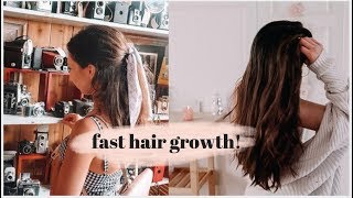How I Grew 10 Inches Of Hair Fast! Hair Growth Tips & Hair Care Routine