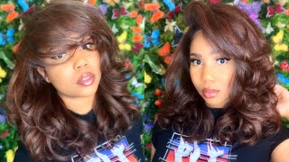 Bopping On Through!!| Outre Perfect Hairline Synthetic Hd Lace Wig - Julianne Dr2/Choswi|Sawlife