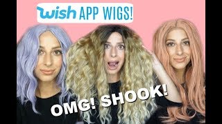 Trying Cheap Wigs From Wish App! Scam?  (Try On & Review)