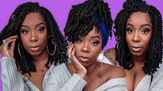 Twisted Up! | New Outre Wavy Bomb & Straight Bomb Twists | Two 4X4 Lace Front Wigs | Ebonyline
