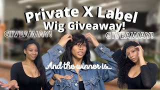 Wig Giveaway 2022! Private Label Wig Giveaway! The Winner Is.... My 50Th Video!