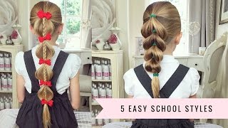 5 Easy School Hairstyles By Sweethearts Hair