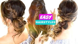 3 Easy Back-To-School Hairstyles ★ Cute Hairstyle | Makeupwearables Hair Tutorial