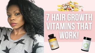 Best Hair Growth Vitamins Every Girl Should Have | Thicken And Strengthen Thin Hair Fast