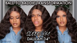 Better Than Outre Melted Hairline? Outre Synthetic Sleeklay Part Hd Lace Front Wig - Dalilah 34