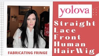 Yolova Hair - Straight 22" Human Hair Lace Front Wig