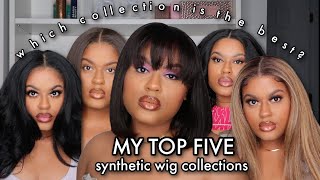 My Top Five Synthetic Wig Collections - Outre, Sensationnel And Bobbi Boss! Courtney Jinean