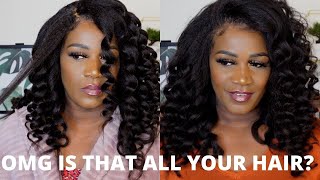 Wow Is That Your Real Hair? Is That A Wig? Omg A Natural Hair Wig | Kinky Blow Out | Hergivenhair