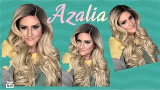 Stunning!|Outre Azalia Wig Review|Synthetic|Dr4/Fairy Blonde|Elevatestyles.Com|Glamouress!