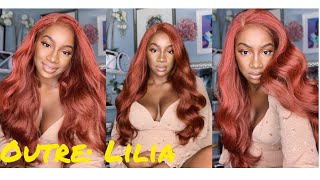 Cinnamon Spice And Everything Nice Ft. Outre Synthetic Swiss Hd Lace Front Wig - Lilia