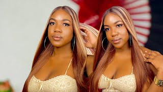 Beginner Friendly Lace Frontal Wig Installation | Step By Step | Outre Chara Ft. Ebonyline Hair