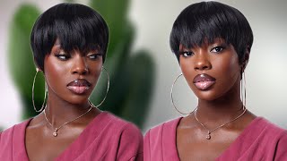 $11.99 Short Wig! | Studio Cut By Pros Sexy Wig Collection Sexy01 Ft Samsbeauty | Okemute Ugwuamaka