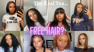 Stop Paying For Hair!! | How To Get Free Wigs From Hair Companies 2021 | Fantasia Destiny