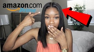 Bleached Knots, Pre Plucked Hairline For Under $100 Amazon Prime Wig!! Feat Sheenreal