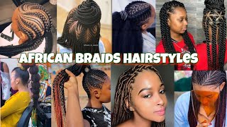 2022 Unique And Beautiful Hair Styles Idea #Braided Hairstyle #African Hairstyles