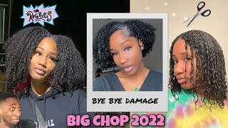 Cutting All Of My Hair Off! *Not Click Bait* 2022 Natural Hair Journey