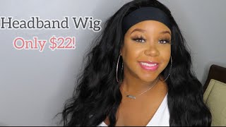 Headband Wig Install + Review | Only $22 On Amazon | Vigorous