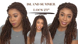 Outre X-Pression Twisted Up Hd Lace Front Braid Wig - Island Summer Locs 24 --/Wigtypes.Com