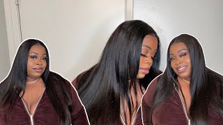 Beginner Friendly Install On This Silky Straight 13X4 Wig Ft Ashimary Hair