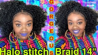 ❤️ Outre 13X2 Lace Frontal Wig| Halo Stitch Braid 14”