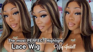 The Most Perfect Highlight Lace Front Wig. This Wig Is It ! | Beginner Friendly | Ft. Myshinywigs
