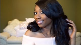 Glam Curls Under $30 | Outre L-Part Wig Emmy- Glamourtress.Com