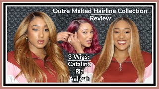 3 Reviews In 1 | Outre Melted Hairline Synthetic Wigs  | Aaliyah | Ria | Catalina