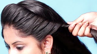 Best Hairstyle For Wedding/Party | Hairstyles For School , College, Work | Hairstyles Girl