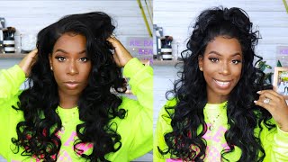 No Glue! No Gel! Best Beginner Lace Wig Under $50 | Outre Lana | Samsbeauty | Kie Rashon