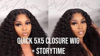 My New Favorite Go To 5X5 Closure Wig + Why I Was In The Hospital For My Eye?! Ft Tinashe Hair