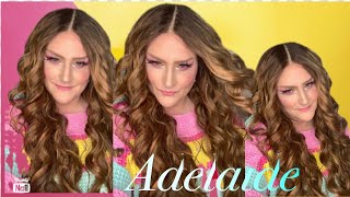Holy Moly!!!|Outre Sleek Lay Part Adelaide Wig Review|Synthetic|3Drff Amber Blonde|Elevatestyles
