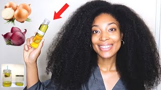 2 Ways To Make Onion Oil For Massive Hair Growth | How To Use Onion Oil For Extreme Hair Growth