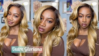 $30 Synthetic Lace Front Wigs! Outre Hd Lace Front Wig 5" Deep Parting Gloriana - Dr Caramel