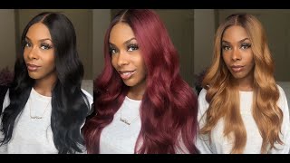 Wig Show & Tell: Outre Melted Hairline Synthetic Lace Front Wig - Natalia ( Hairsofly)