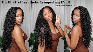 The Best Synthetic Crimped Wig Ever:Better Than Butta Unit 3?| Outre Donatella Review | Sharronreneé