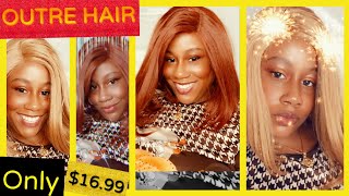 This Outre Wig Cost $16.99 !!!Review In Two Different Colors.