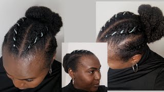 Quick Natural Hair Style That Is Winter Friendly Protective Style