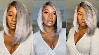 Beginner Friendly: Outre Synthetic I-Part Swiss Lace Front Wig - Leni Drsimblgr