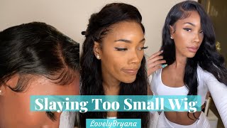 Wig Too Small! | Slaying Too Small 360 Transparent Swiss Lace Wig | Divaswig X Lovelybryana