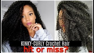 X-Pression Outre Kinky Curly Crochet Hair! Install-Cut & Shape- Final Thoughts!