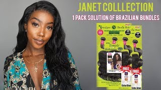 Best Affordable Bundles | Janet Collection 1 Pack Solution Of Brazilian Bundles Natural Temple