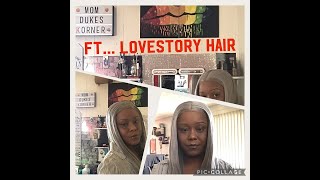 Review With A Synthetic Lace Front Ft...” Lovestory Hair” Amazon Wigs.
