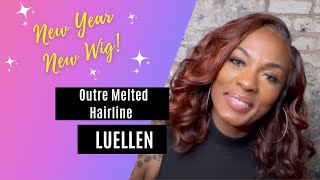 New Year New Wig! Outré Melted Hairline Synthetic Hd Lace Front Wig - Luellen