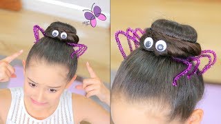 Spider Hairstyle For Halloween | Chikaschiceng