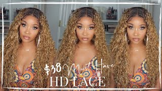 $38 Hd Lace Front Water Wave Wig Dupe?!  Outre Rafaella
