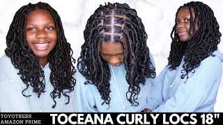 Pre-Teen Style “How To: Disguise Individual Crochet” No Wrapping - Toyotress Toceana Wavy Locs 12”