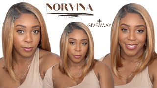 Outre 100% Human Hair Blend 360 Hd Frontal Lace Wig - Norvina  +Giveaway --/Wigtypes.Com